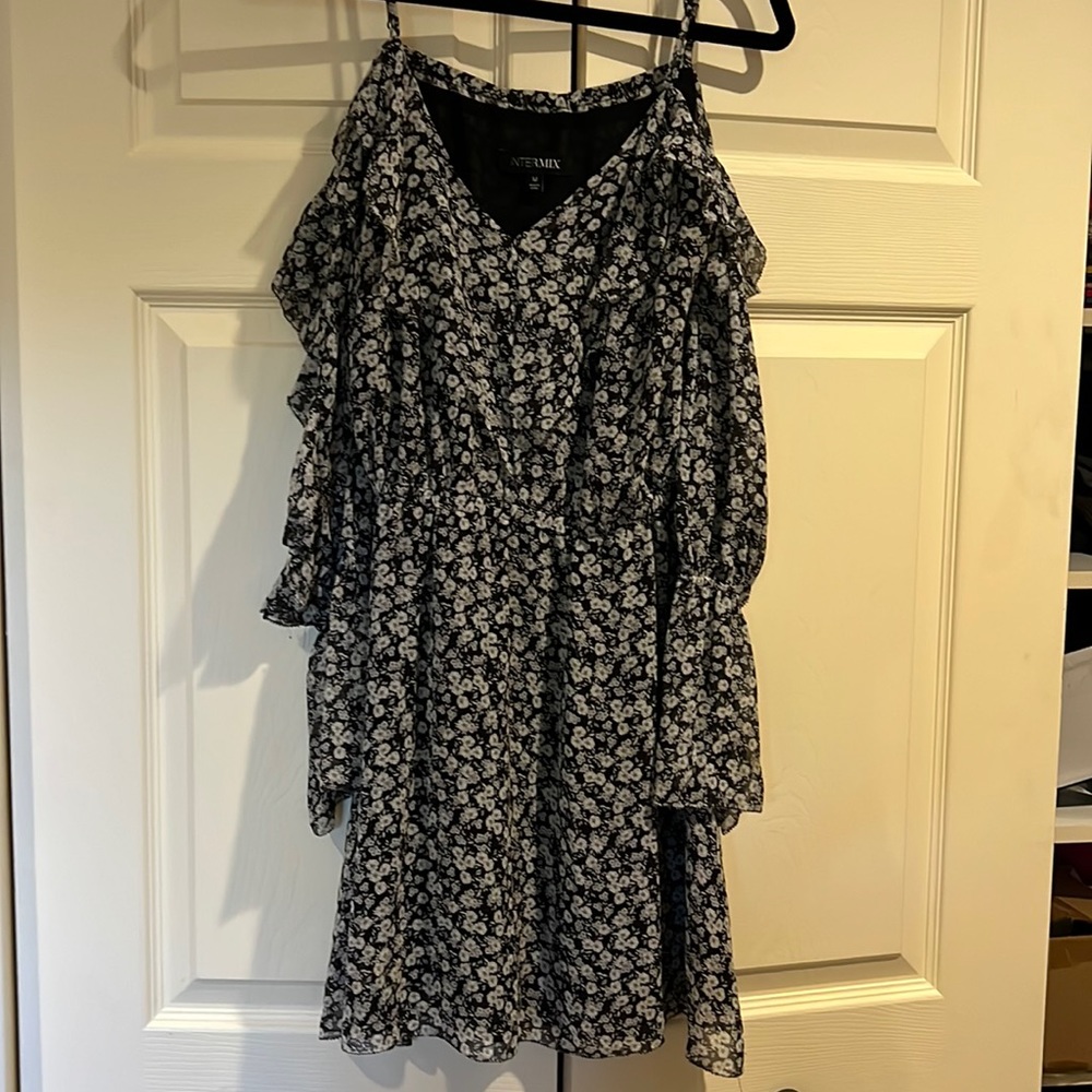 Intermix floral dress with off the shoulder